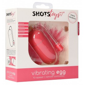 Розовое гладкое виброяйцо Vibrating Egg - 8 см.